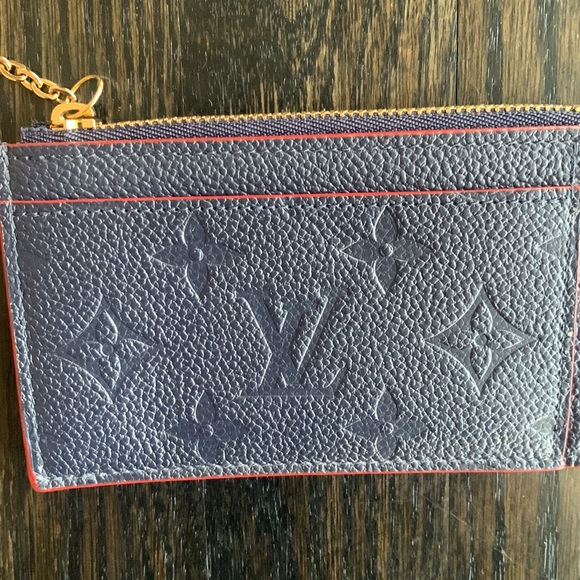 Louis Vuitton Empreinte Blooming Flowers Card Case Key Case Wallet Marine Rouge - Picture 8 of 16